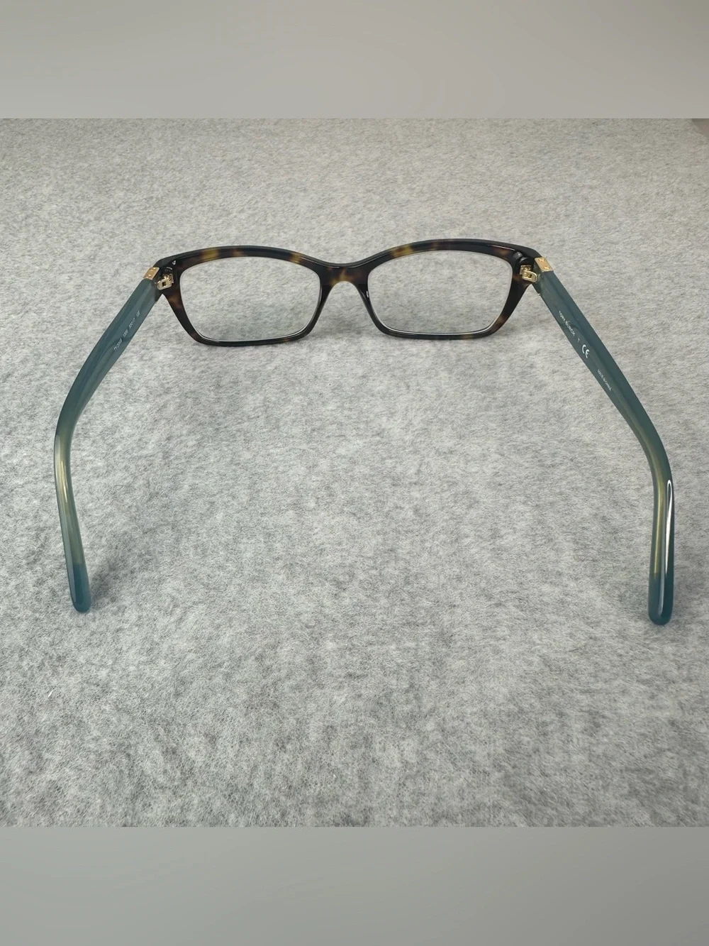 Tory Burch TY2049-1359-53 Eyeglasses – Tortoise & Teal Preowned - Picture 8 of 14